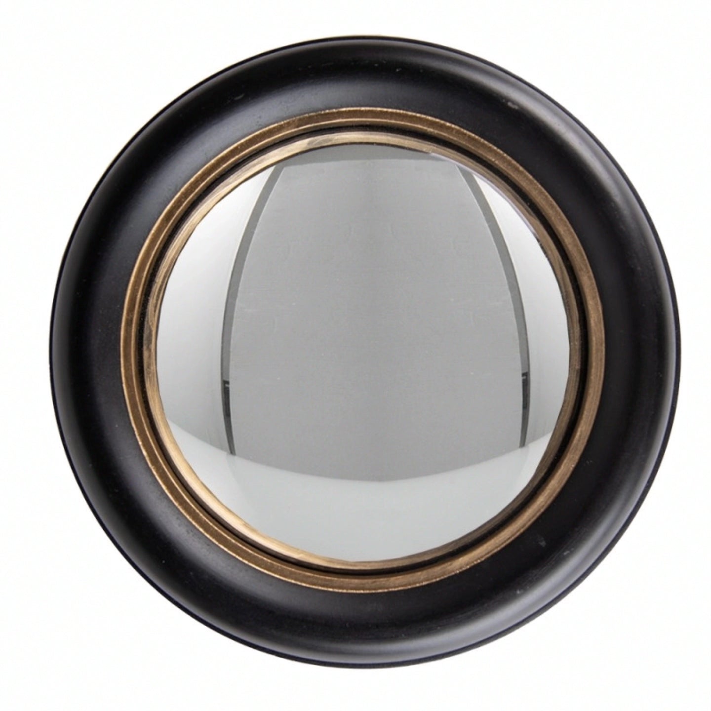 Miroir convexe noir 27 cm
