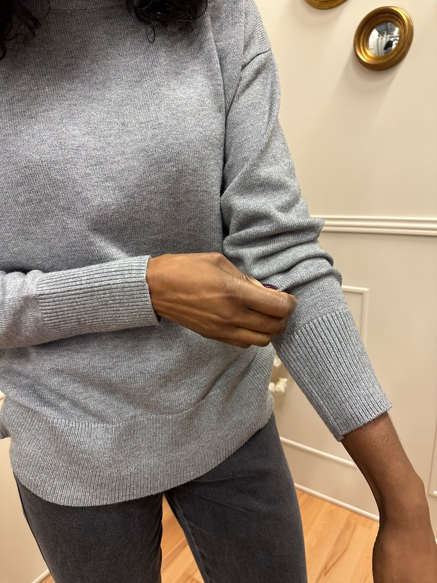 Pull Nonina gris