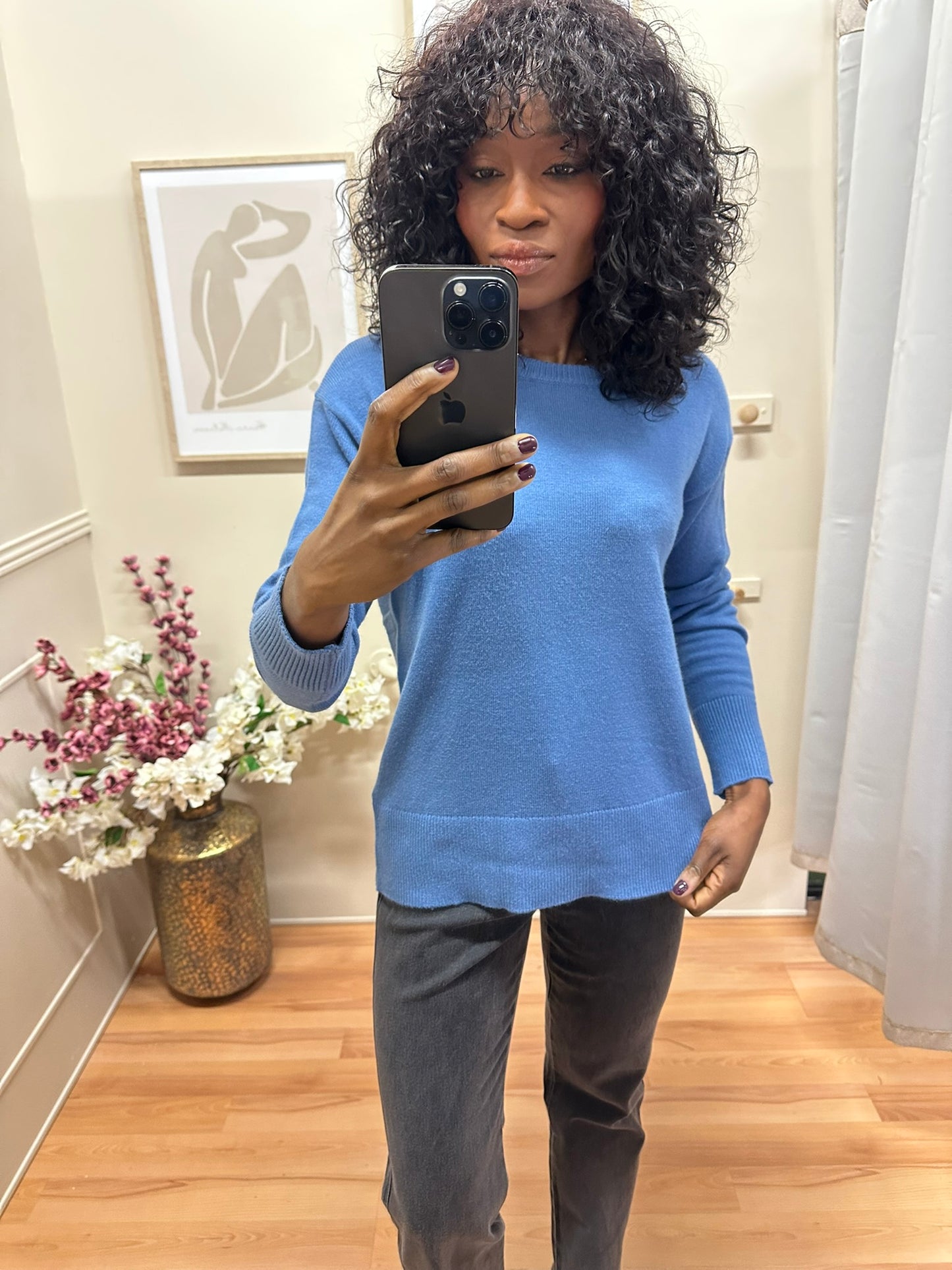 Pull Nonina bleu