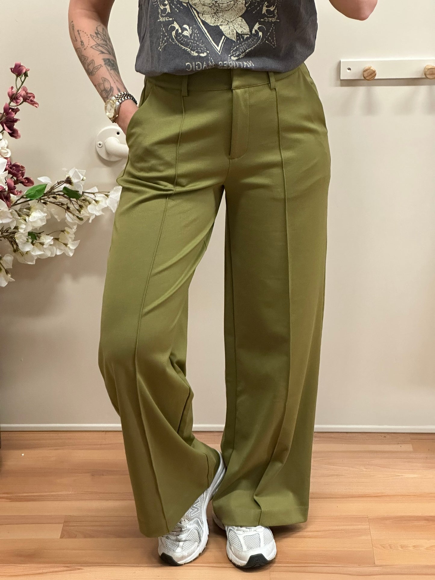 Pantalon Kate vert