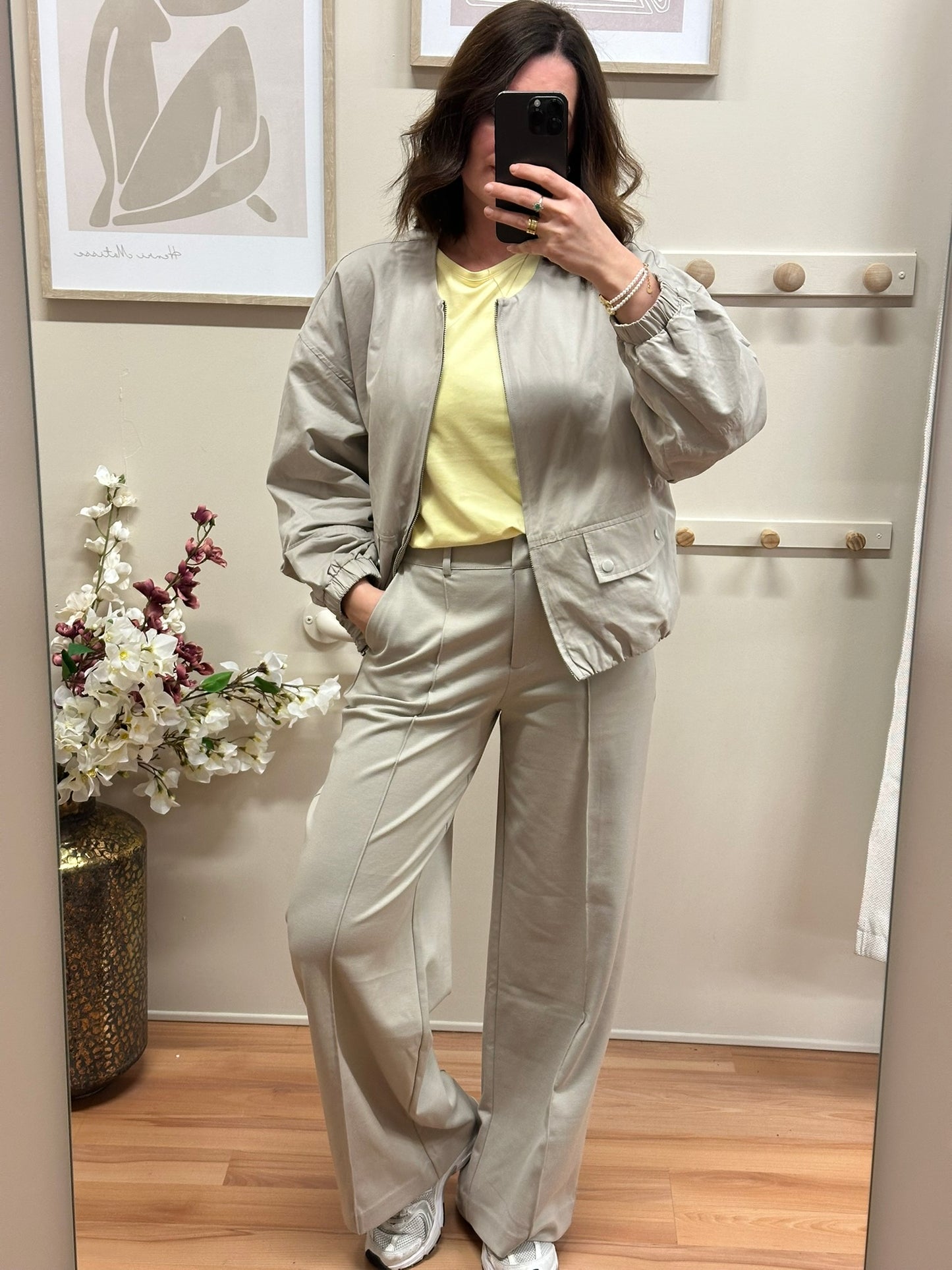 Pantalon Kate taupe