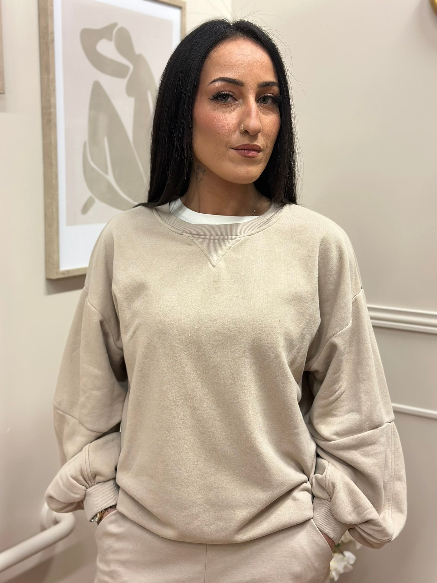 Sweat Stana beige
