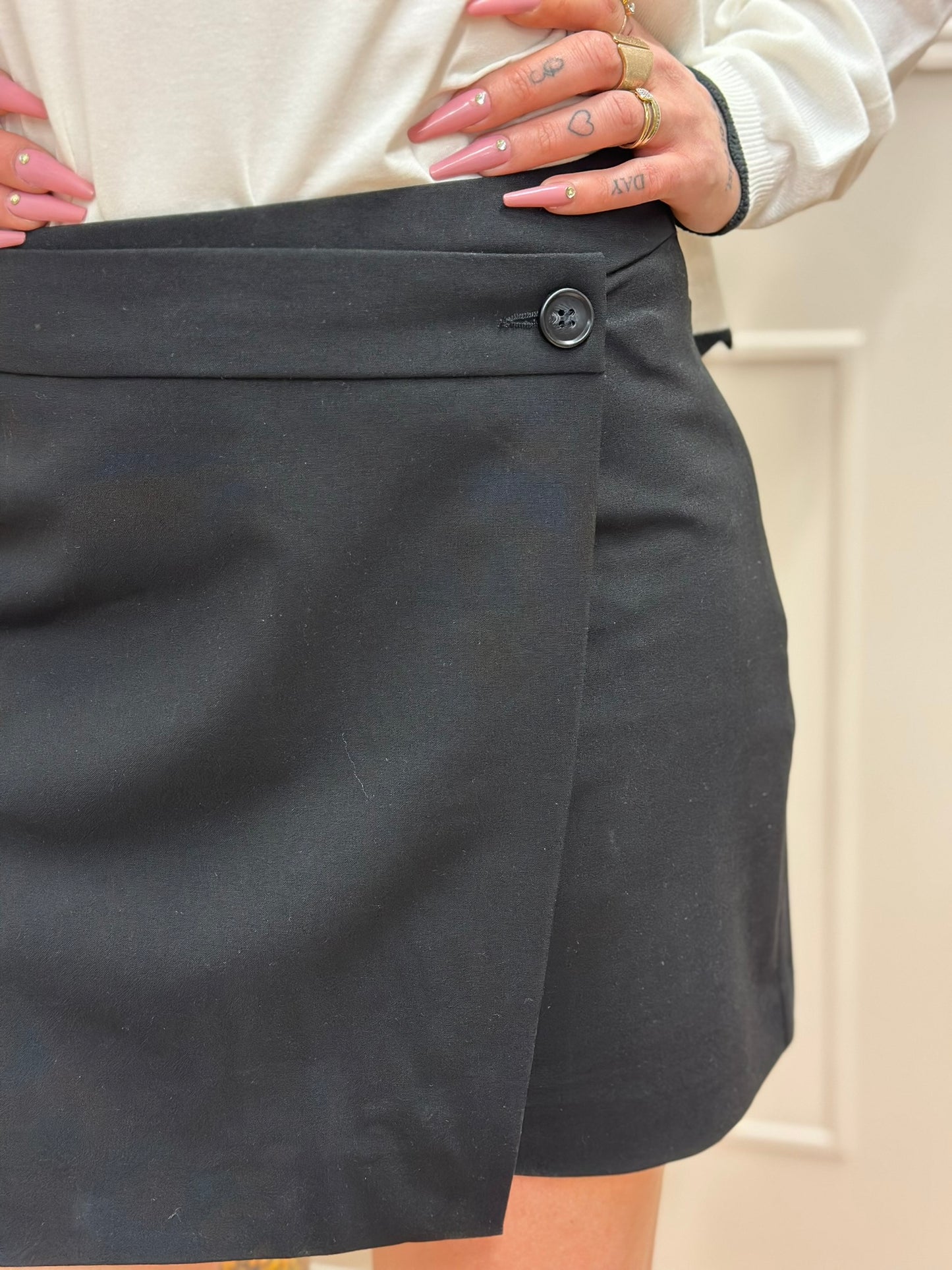 Jupe short Danta noir