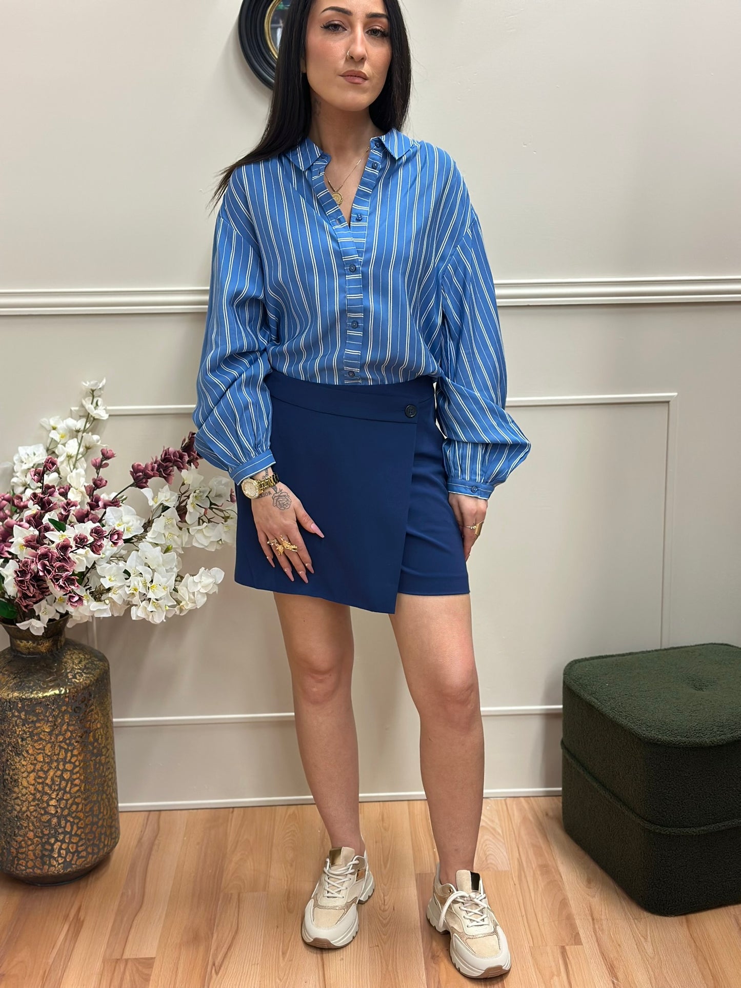Jupe short Danta marine