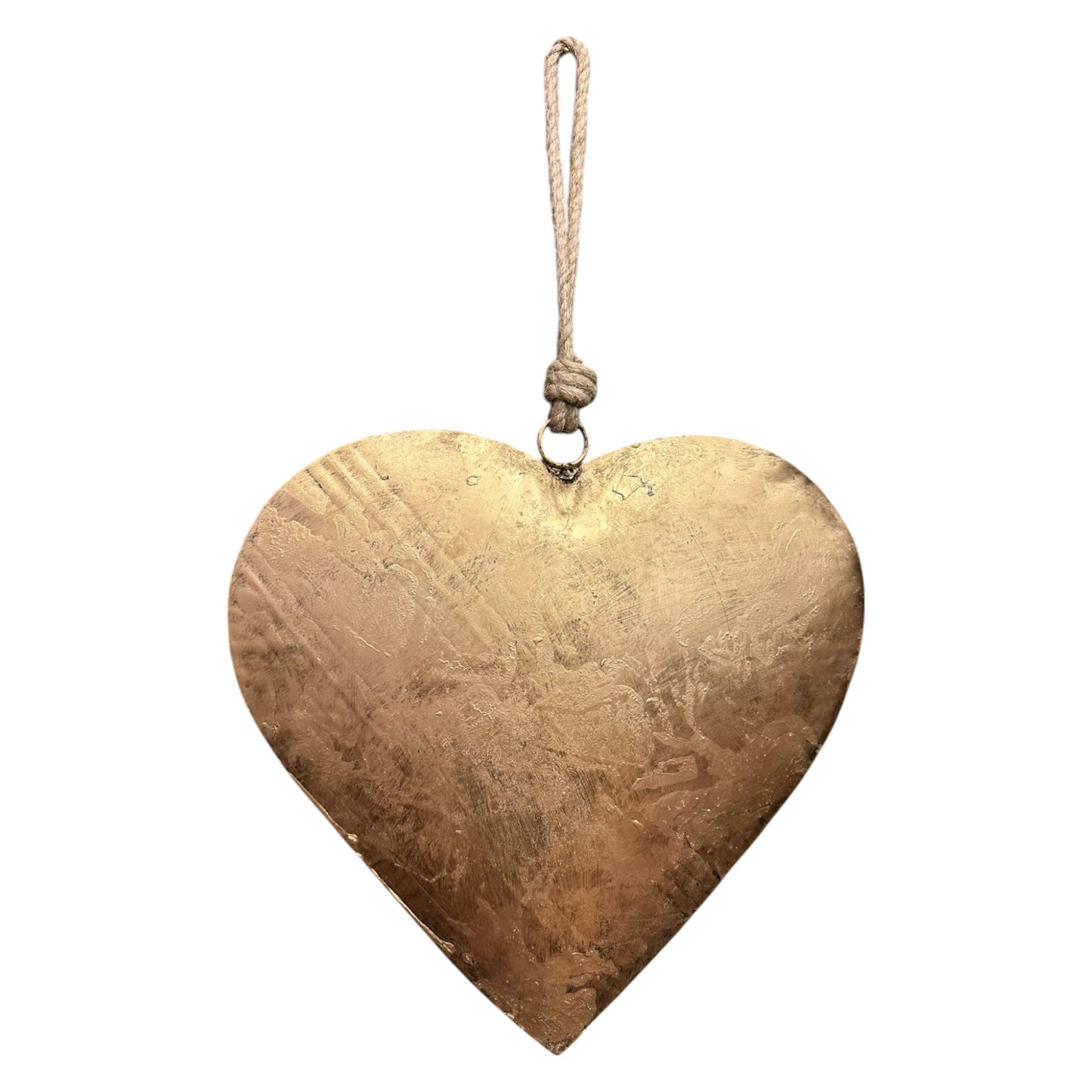 Coeur doré taille L