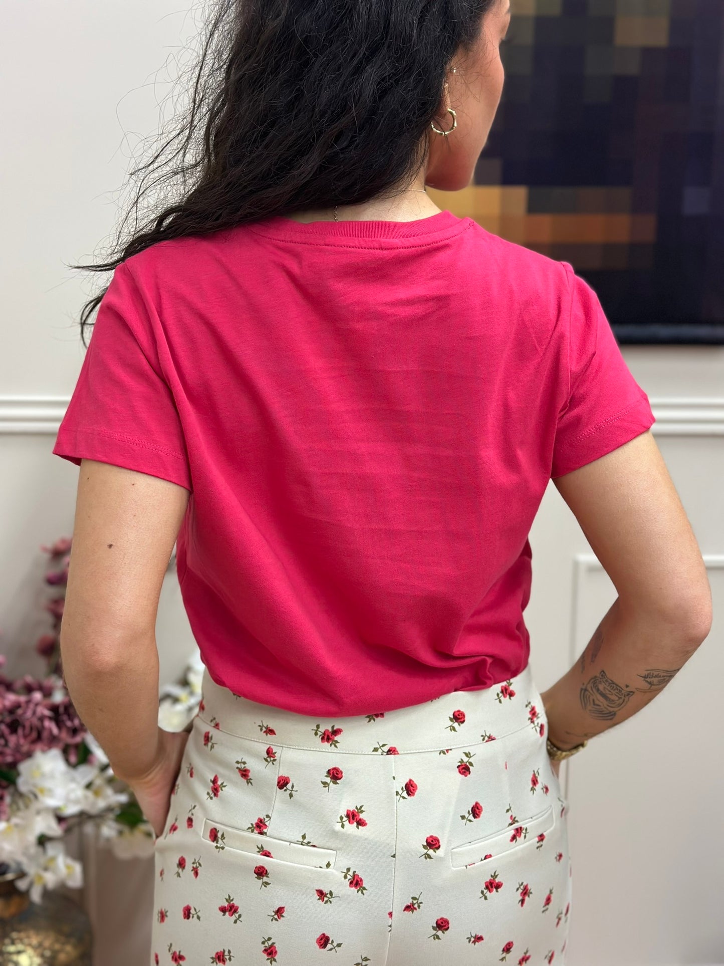 Tshirt Seleste fuchsia