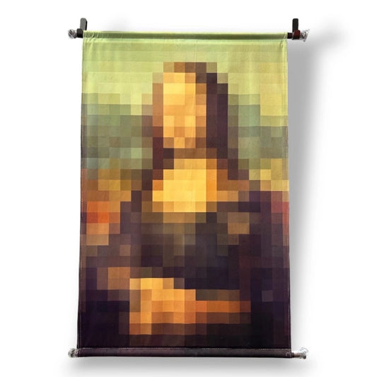 Toile Joconde pixellisée 83 x 110 cm