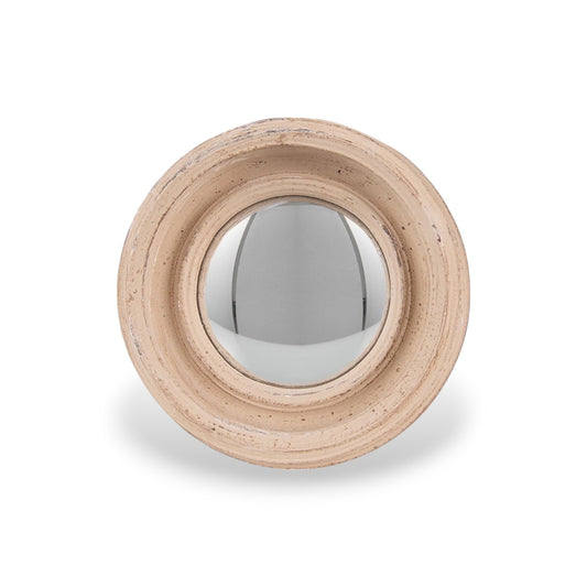 Miroir convexe mini beige 16 cm