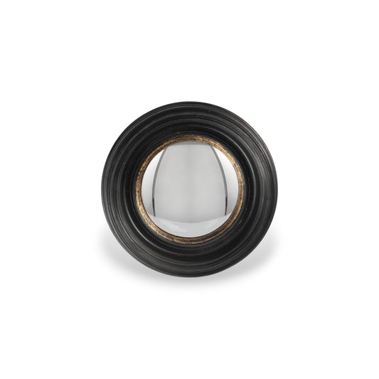 Miroir convexe mini noir/doré 16 cm
