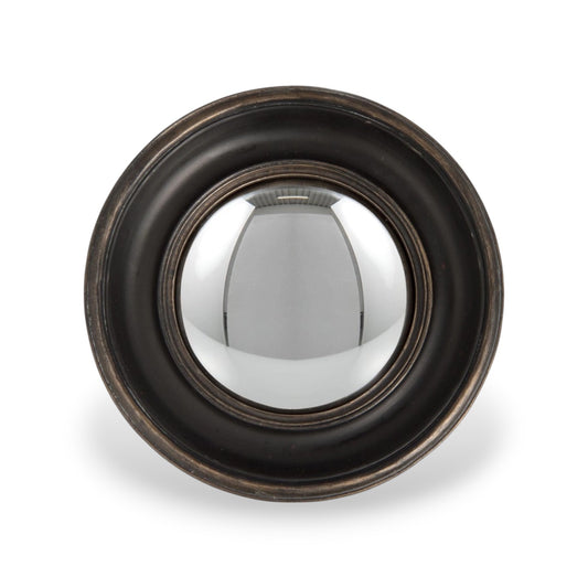Miroir convexe noir rouille 23 cm