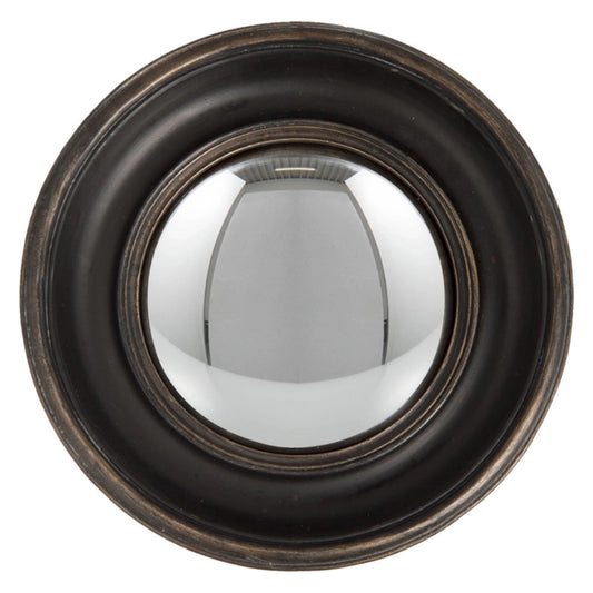 Miroir convexe noir rouille 23 cm