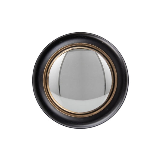 Miroir convexe noir 14 cm