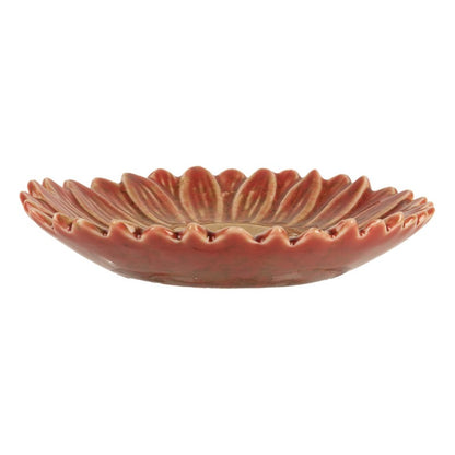 Coupelle fleur rouge