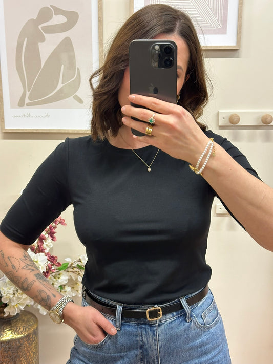 Tshirt Pomila noir