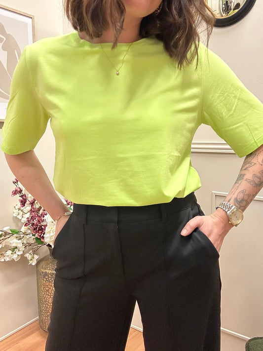 T-shirt Pamila vert fluo