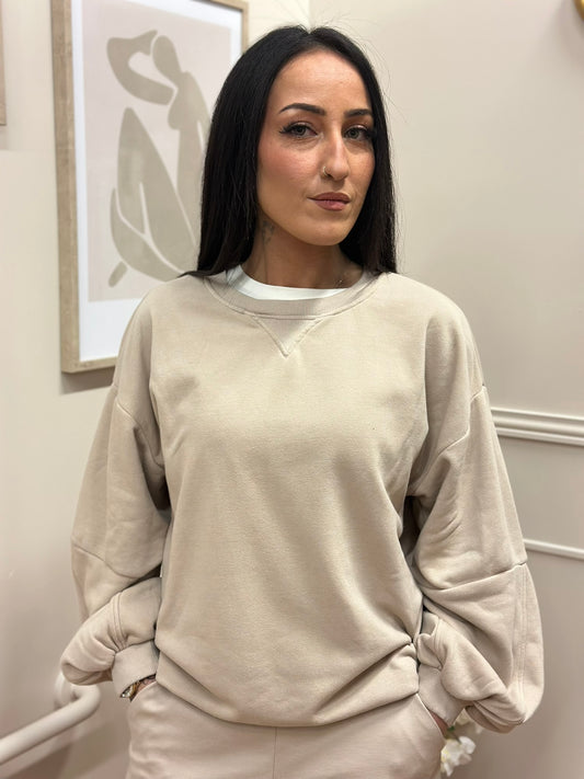 Sweat Stana beige