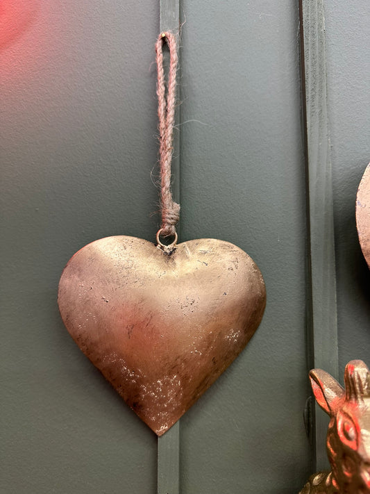 Coeur doré taille S
