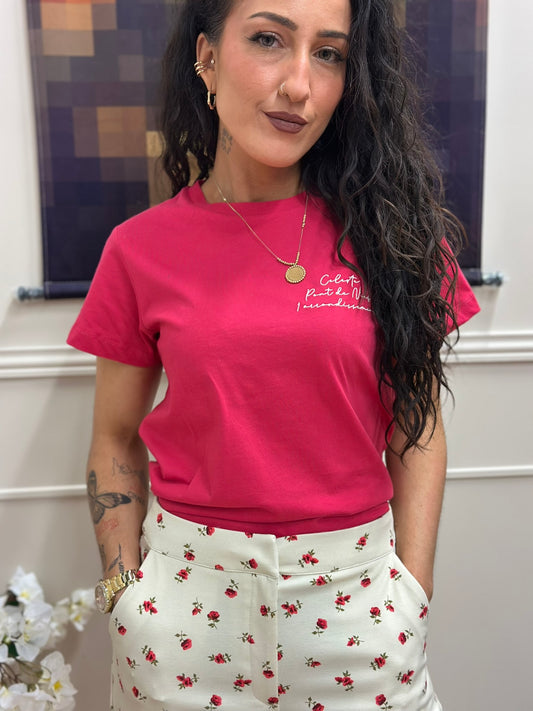 Tshirt Seleste fuchsia