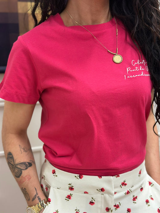 Tshirt Seleste fuchsia